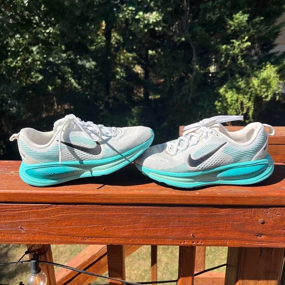 Nike Vomero 18 Youth 3.5 Womens 5 Geode Teal Gray White Running Sneakers